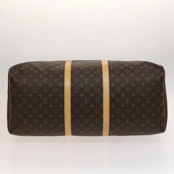 LOUIS VUITTON Monogram Keepall Bandouliere 60 Boston Bag M41412 LV Auth 119895A - Picture 7 of 16